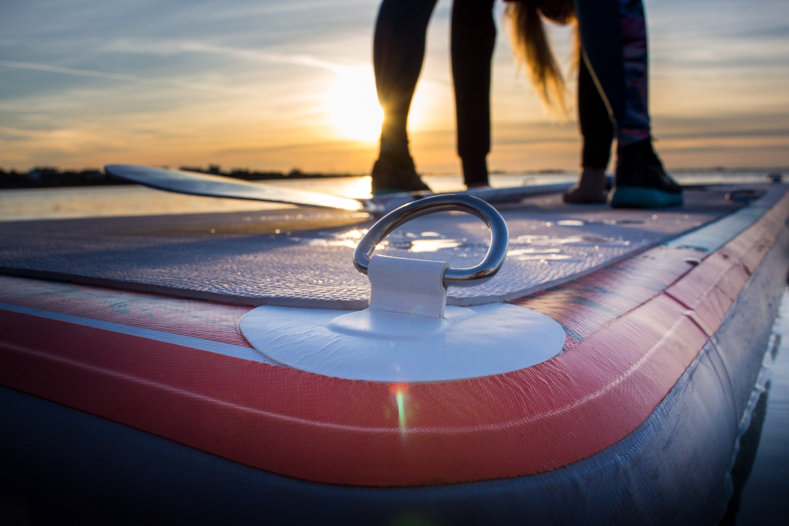 kolecko na uchyceni paddleboardu na cviceni